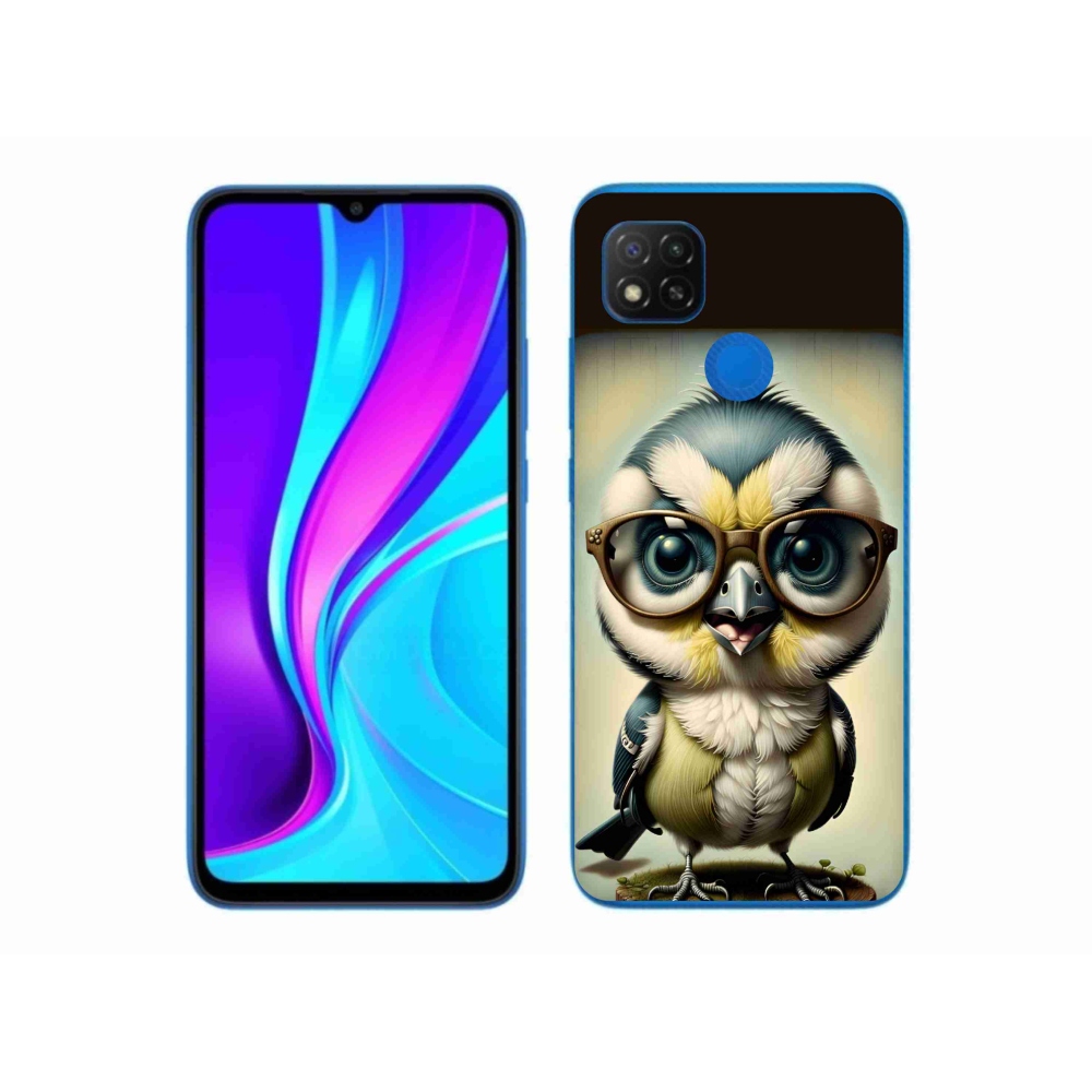 Gél borítás mmCase a Xiaomi Redmi 9C-hez - kölyök szemüveggel