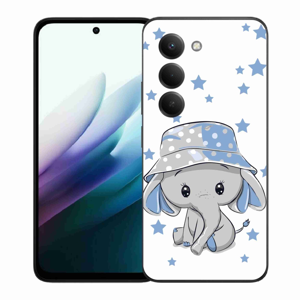 Gél borítás mmCase a Xiaomi Redmi 15 4G/5G (171mm) - kék elefánthoz