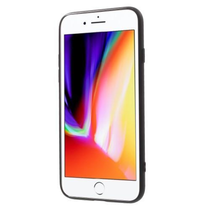 Virágzó zselés tok iPhone 7 és iPhone 8 készülékhez - fehér virágok
