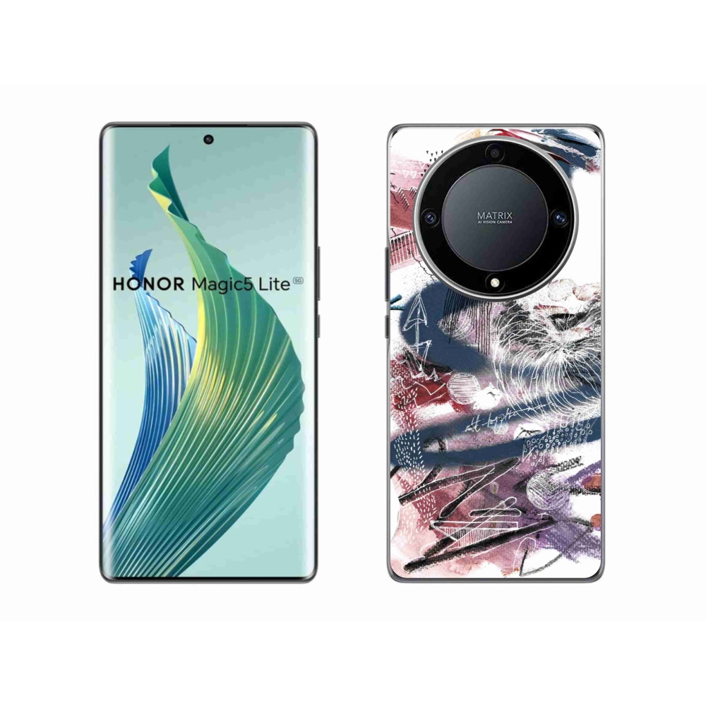 Gél borítás mmCase a Honor Magic 5 Lite 5G számára - absztrakt motívum 28