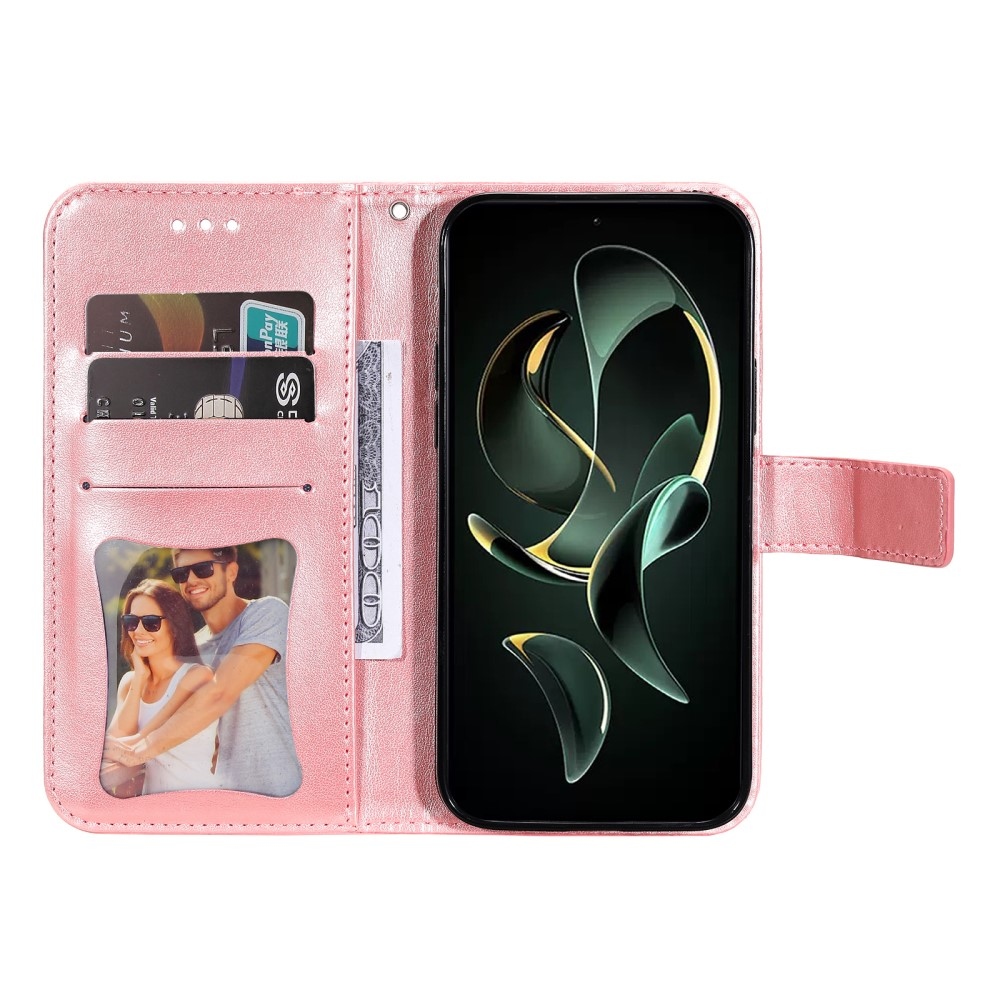 Mandala könyvtáska Xiaomi 13T/13T Pro készülékhez - rózsaszín