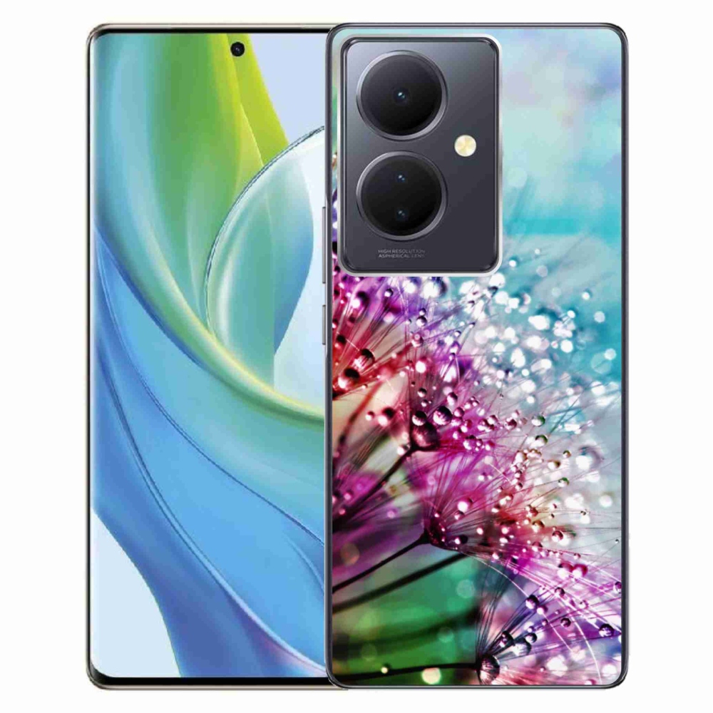 Gél borító mmCase a Vivo V29 Lite 5G-hez - színes virágok