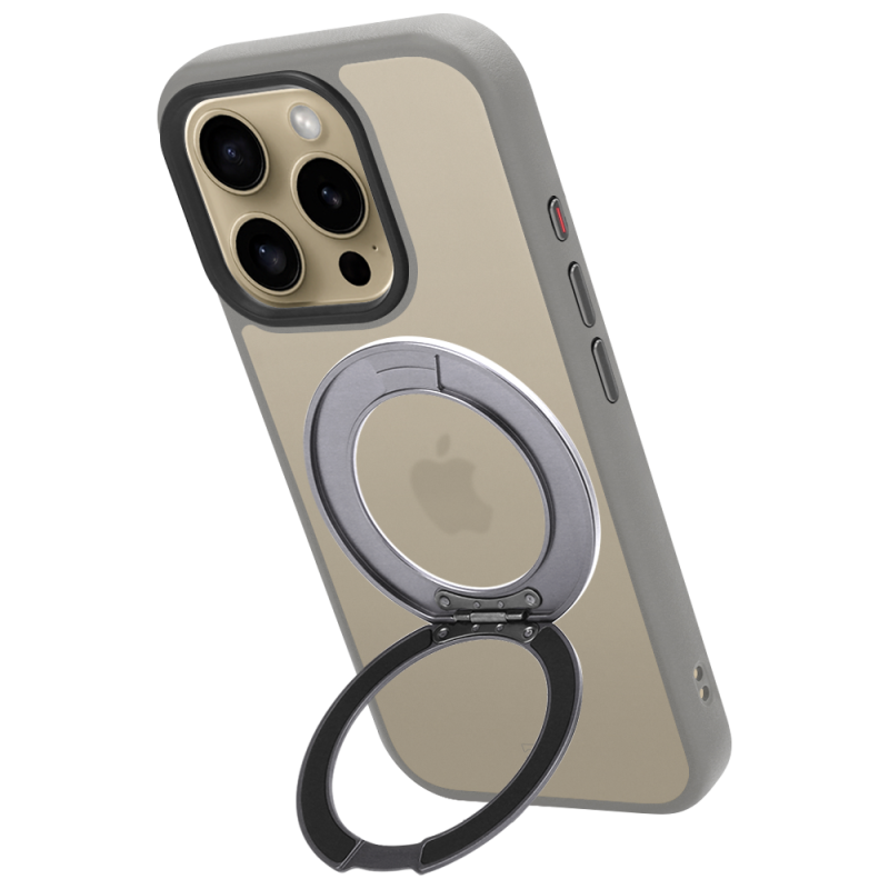 Tactical MagForce Hyperstand tok az Apple iPhone 16 Pro-hoz, világosszürke