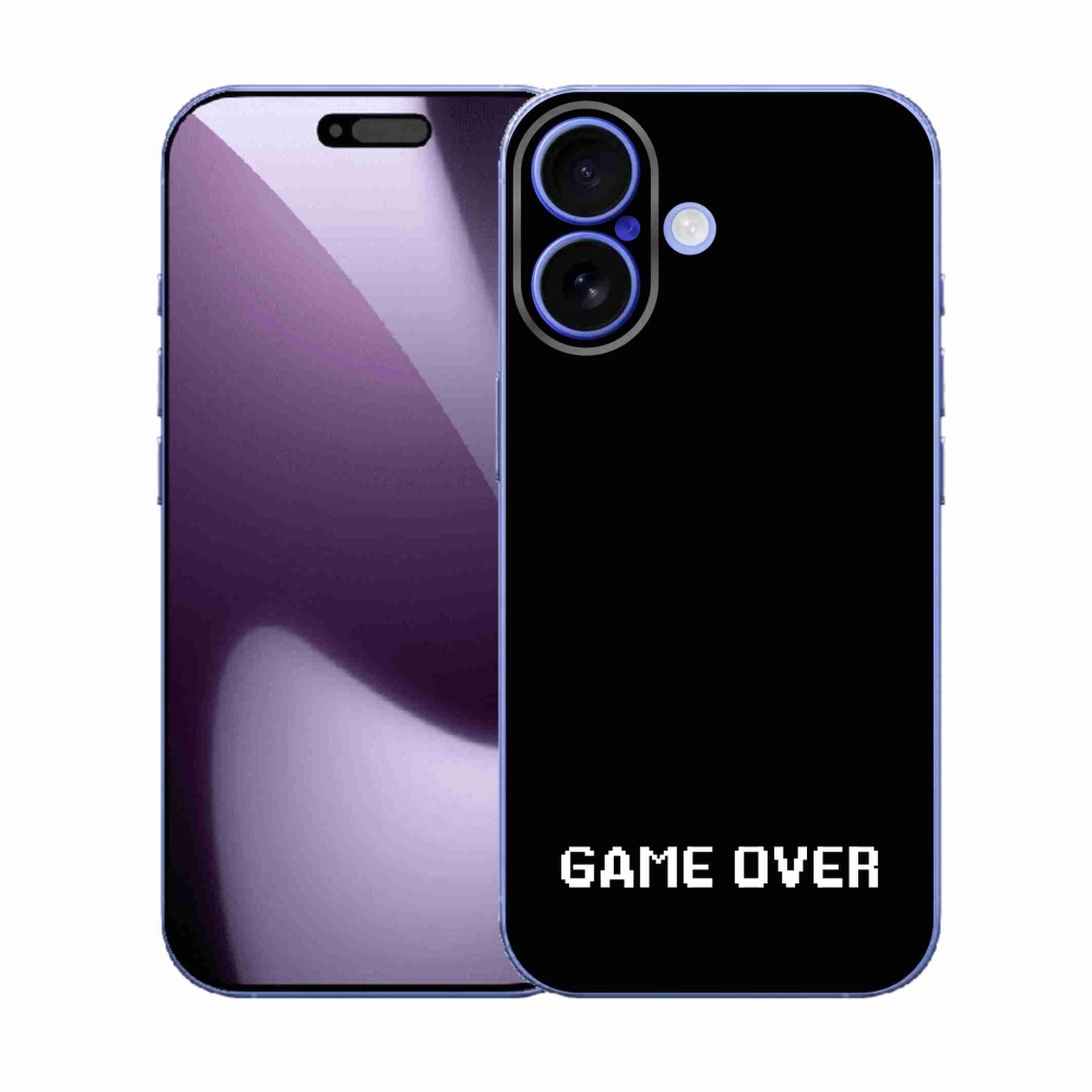 Gél borítás mmCase iPhone 17 készülékhez - játék fekete háttérrel