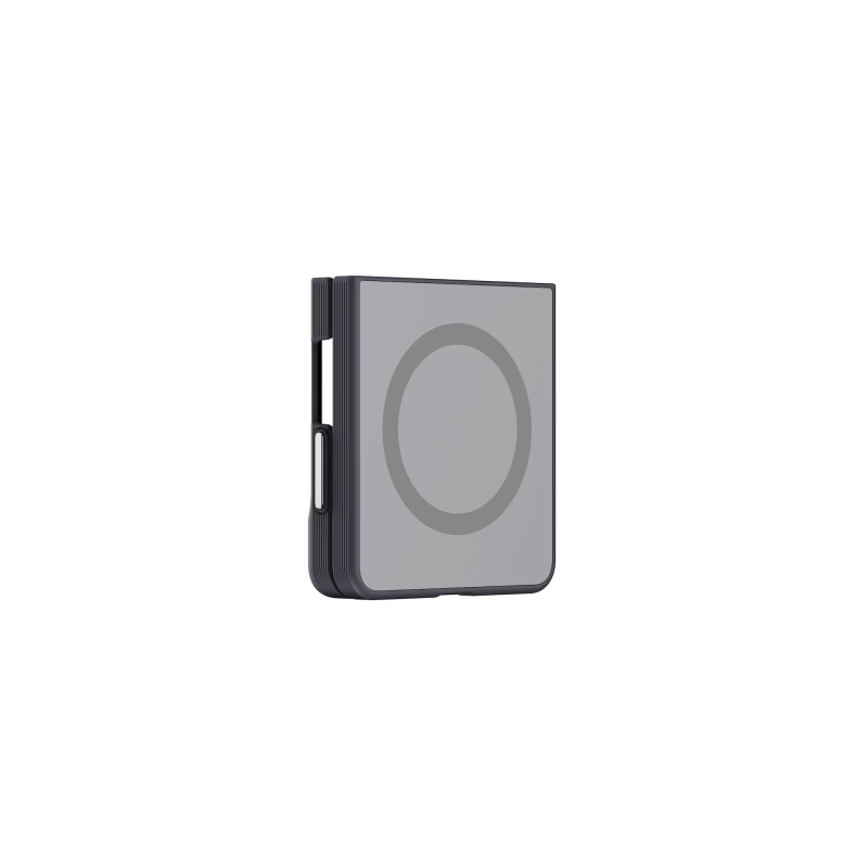 GP-FPF776HID Samsung Mirror mágneses tok a Galaxy Z Flip 8-hoz, ezüst