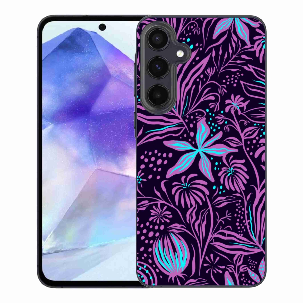 Zselés borítás mmCase Samsung Galaxy A55 5G - virágok 2