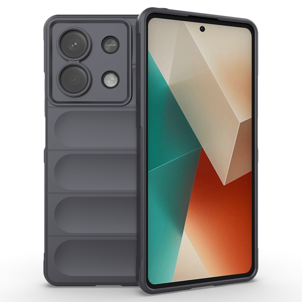 Rugg tartós zselés tok Xiaomi Redmi Note 13 5G - sötétszürke