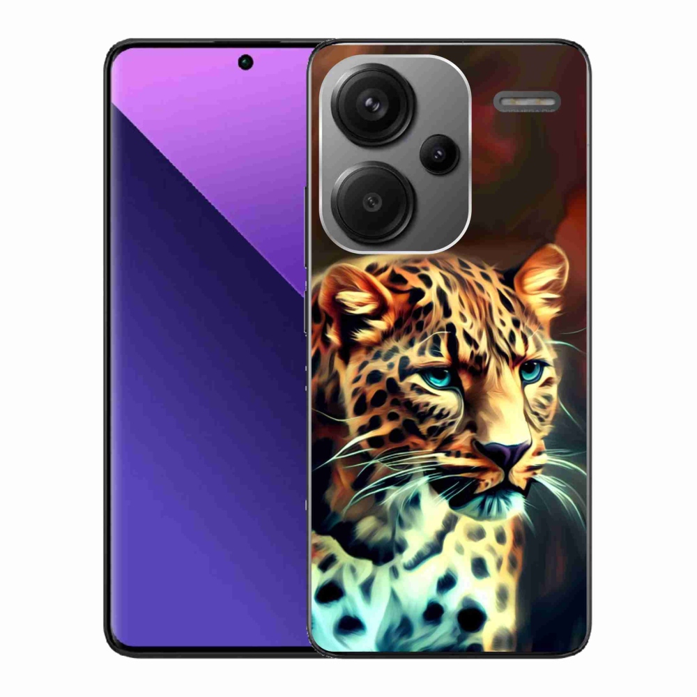 Gél borítás mmCase a Xiaomi Redmi Note 13 Pro+ 5G számára - leopárd