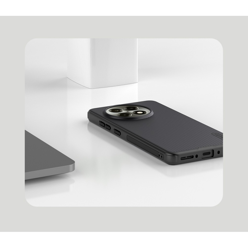 Nillkin Super Frosted PRO hátlap a OnePlus 13R számára Fekete