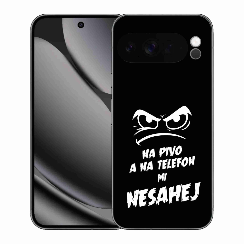 Gél borítás mmCase a Google Pixel 10 Pro XL-hez - sör motívum 2 fekete háttérrel