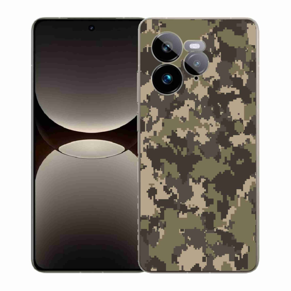 Gél borítás mmCase a Realme GT 7 Pro 5G számára - álcázó minta 12