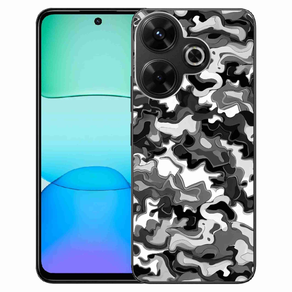 Gél borítás mmCase a Xiaomi Redmi 13 4G/Poco M6 4G - terepszínű mintázat 3