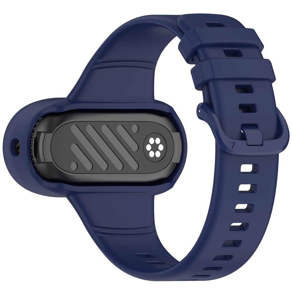 Sötétkék szilikon keret állítható csuklópánttal az Insta360 GO 3, GO 3S vagy GO 2 kamera biztonságos csuklóra rögzítésére.