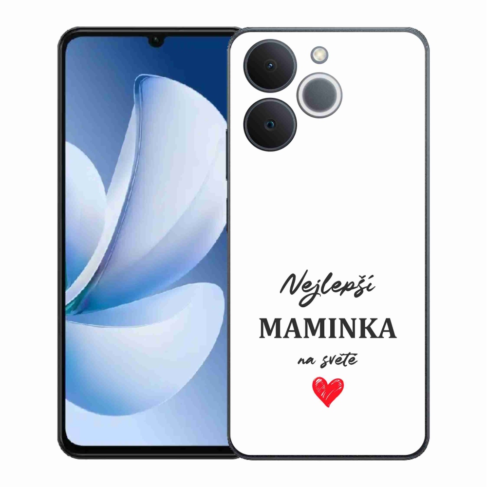 Gél borító mmCase a Realme Note 70T készülékhez - legjobb anya 1 fehér háttér