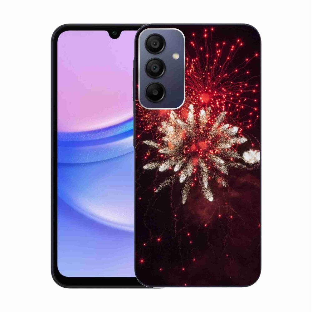 Gél borítás mmCase Samsung Galaxy A15 4G/5G - tűzijáték