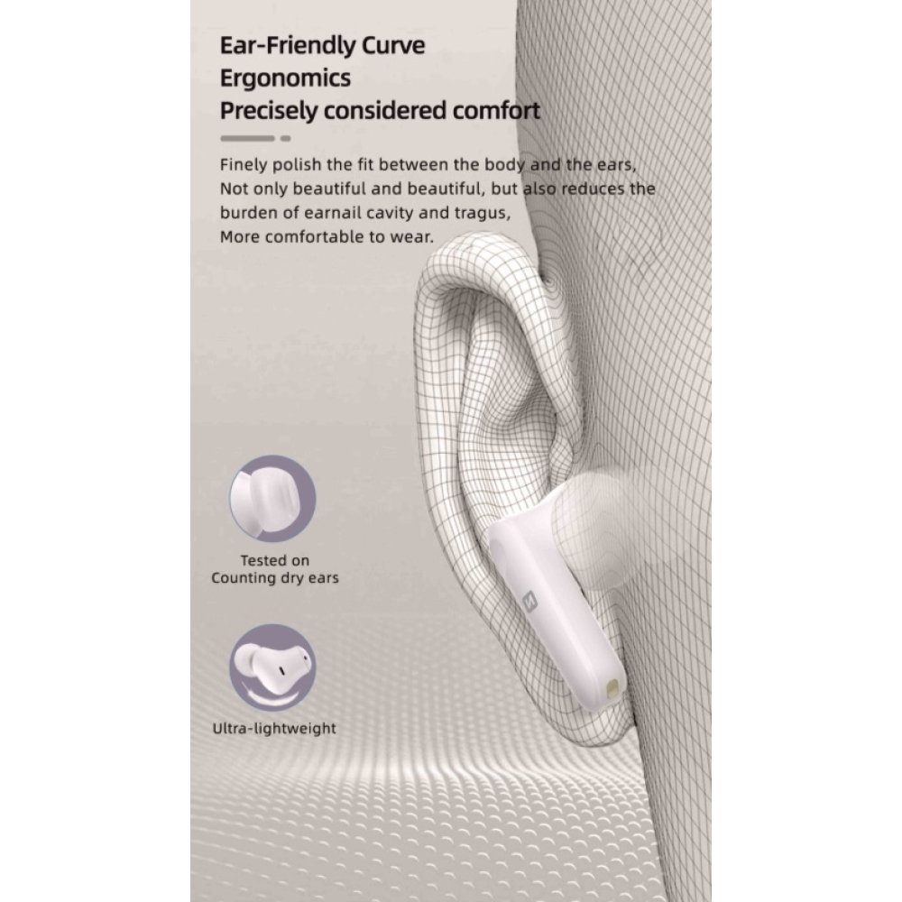 Swissten bluetooth fejhallgató ANC Focus - fehér