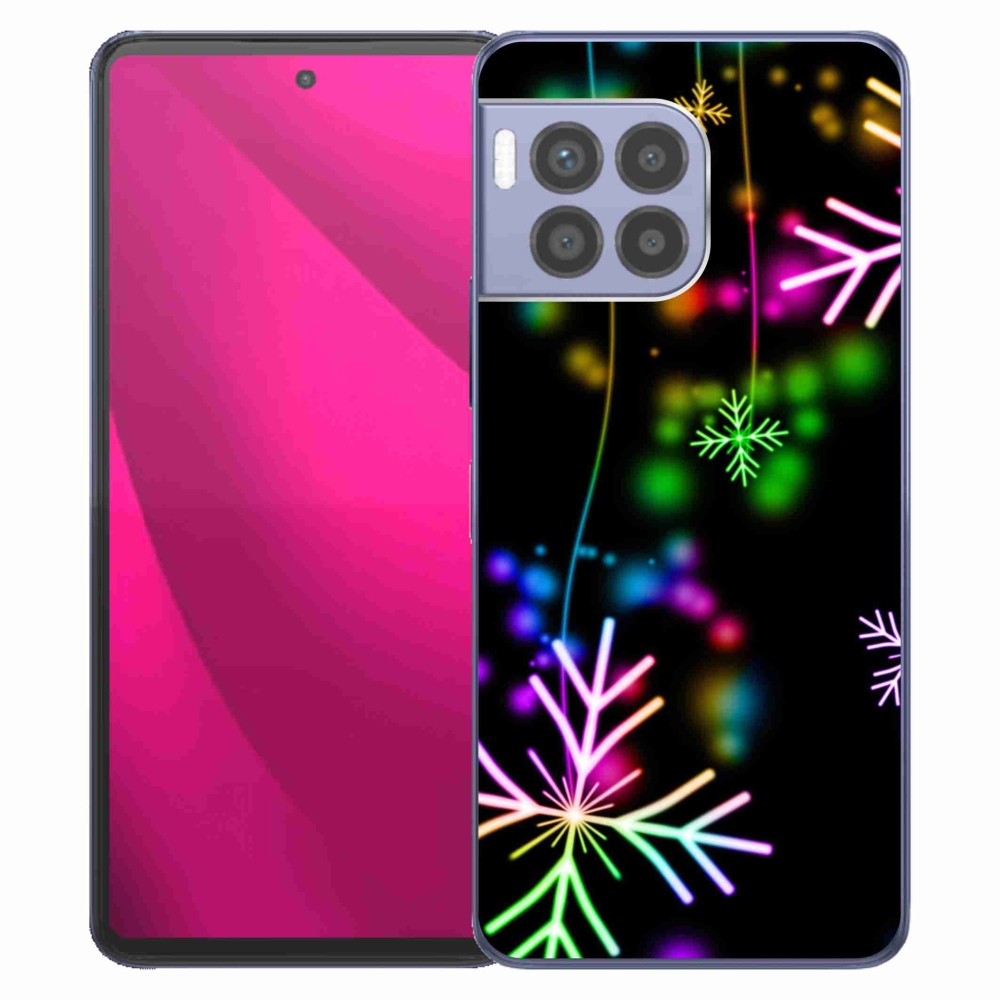 Zselés borítás mmCase a T-Mobile T Phone 2 Pro készülékhez - színes pelyhekkel