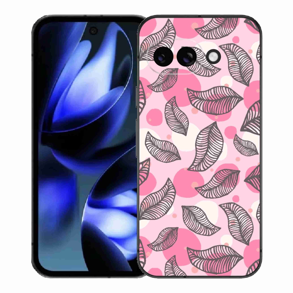 Gél borítás mmCase a Google Pixel 9a számára - rajzfilmes hulló levelek