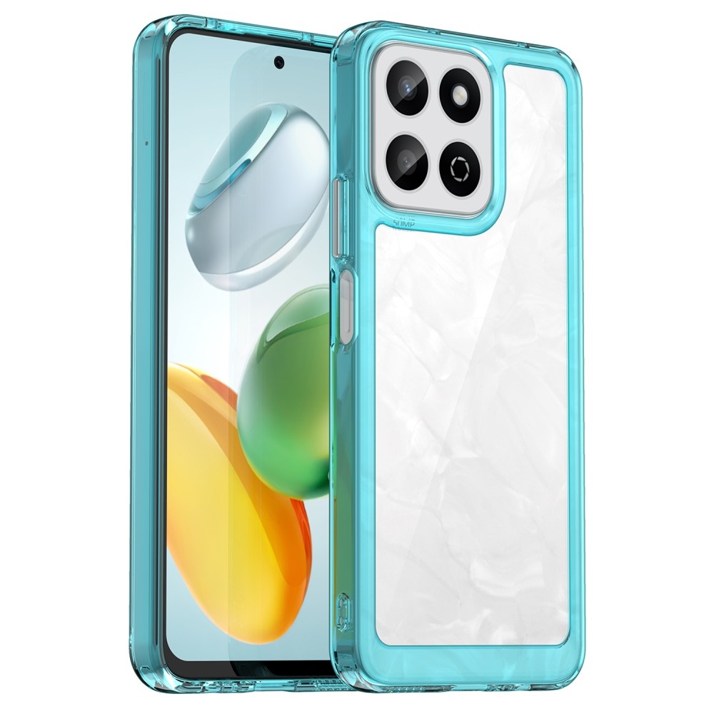 Gél tok fix hátlappal a Honor 200 Smart 5G készülékhez - világoskék színben