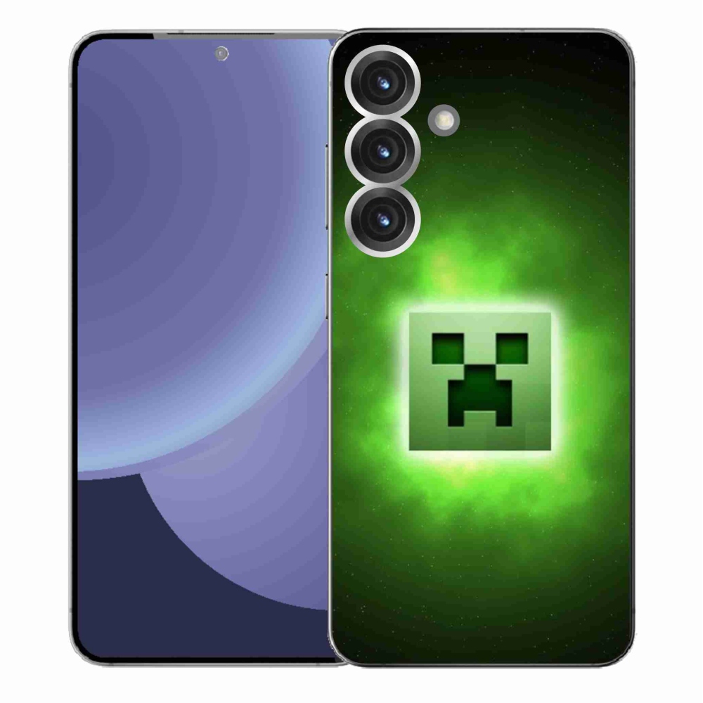 Zselés borítás mmCase Samsung Galaxy S25+ készülékhez - minecraft