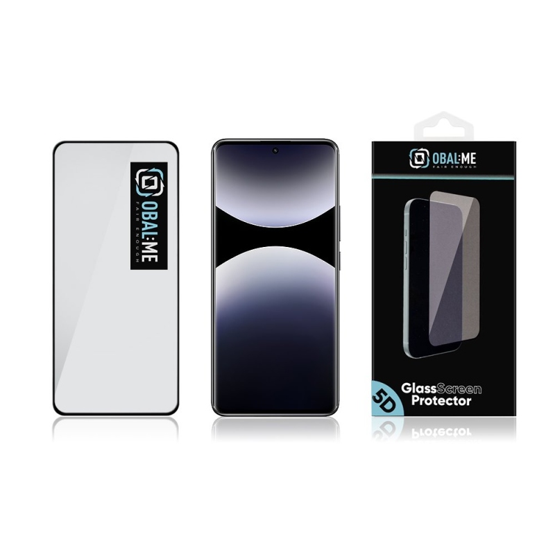 CSOMAG:ME 5D edzett üveg Xiaomi Redmi Note 14 Pro+ 5G Fekete