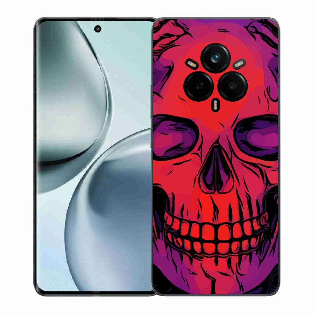 Zselés borítás mmCase a Realme 14 Pro+ 5G számára - koponya