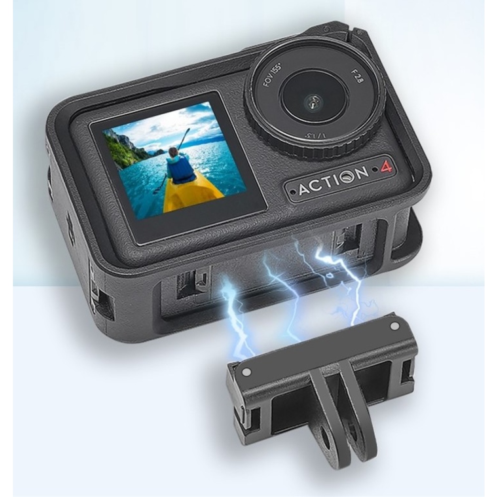 PULUZ mágneses gyorskioldós talp DJI Osmo Action 4 és 3 kamerákhoz