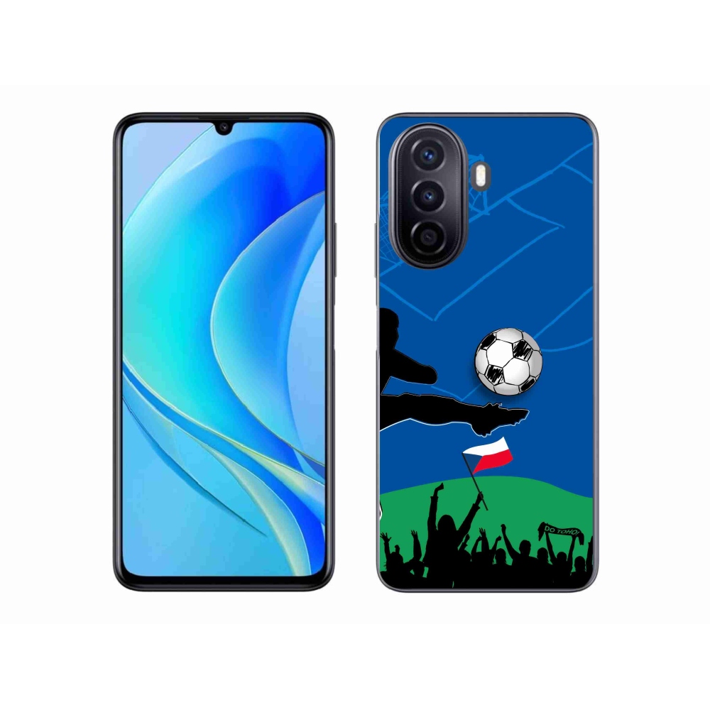 Gél borítás mmCase a Huawei Nova Y70-en - futballszurkolók