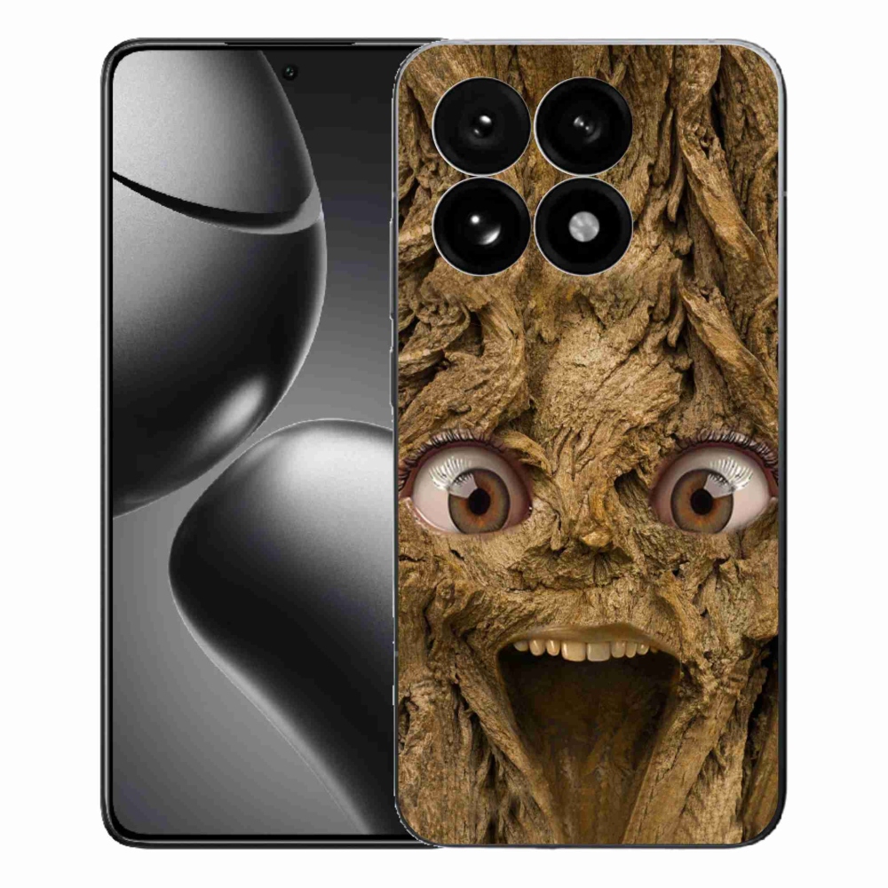 Gél borító mmCase a Xiaomi 15T-hez - vidám fa szemekkel