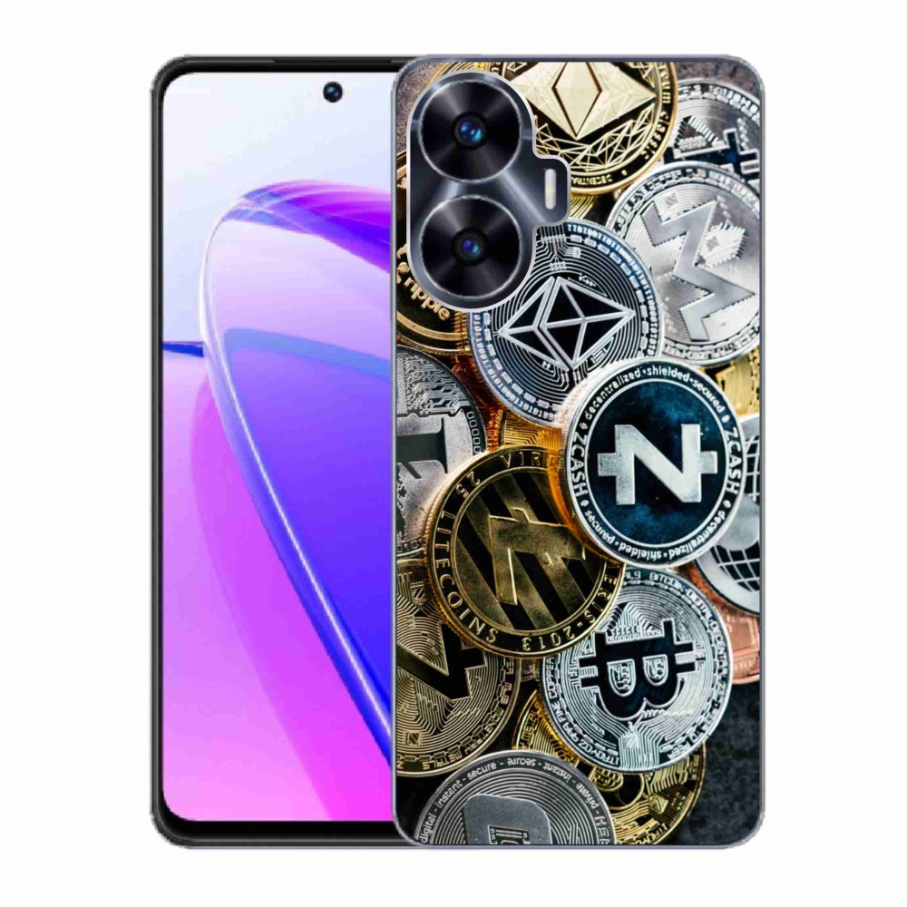 Gél borító mmCase a Realme C55 készülékhez - kriptovaluták