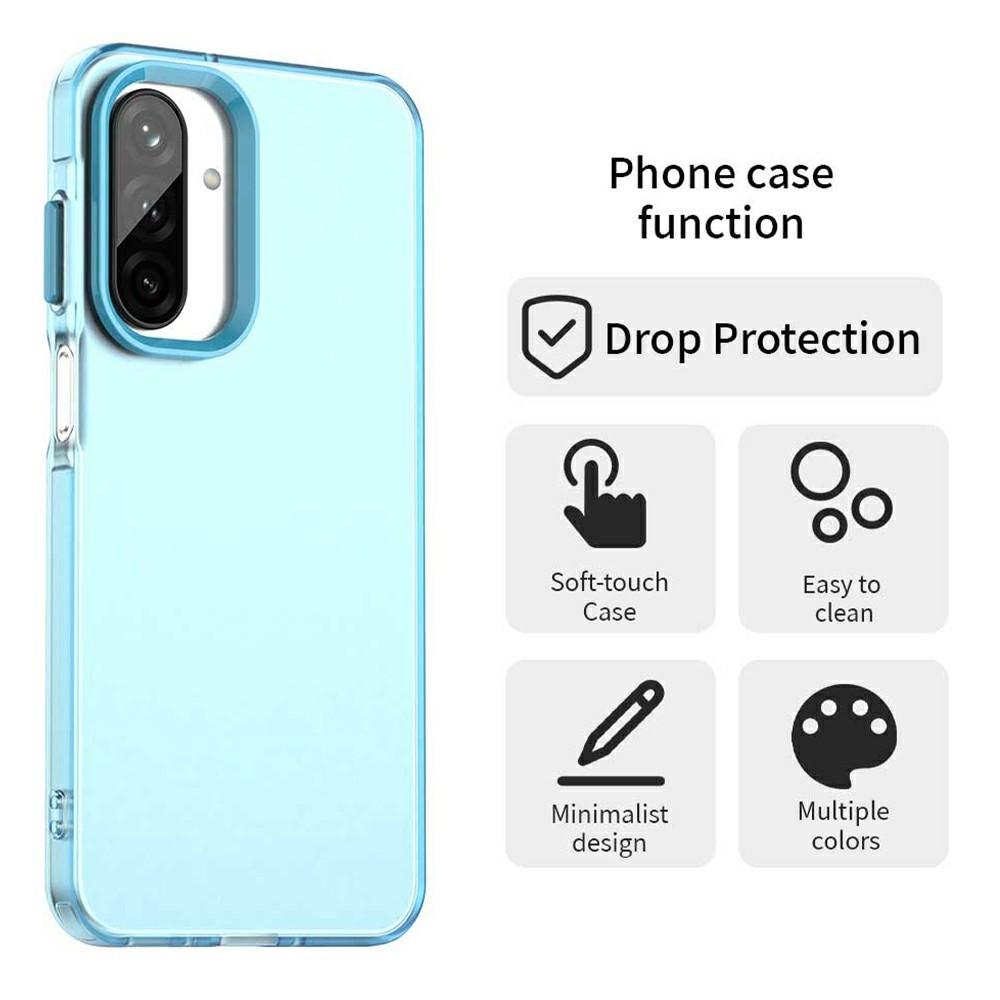 Candy matt zselés tok Samsung Galaxy A26 5G - kék