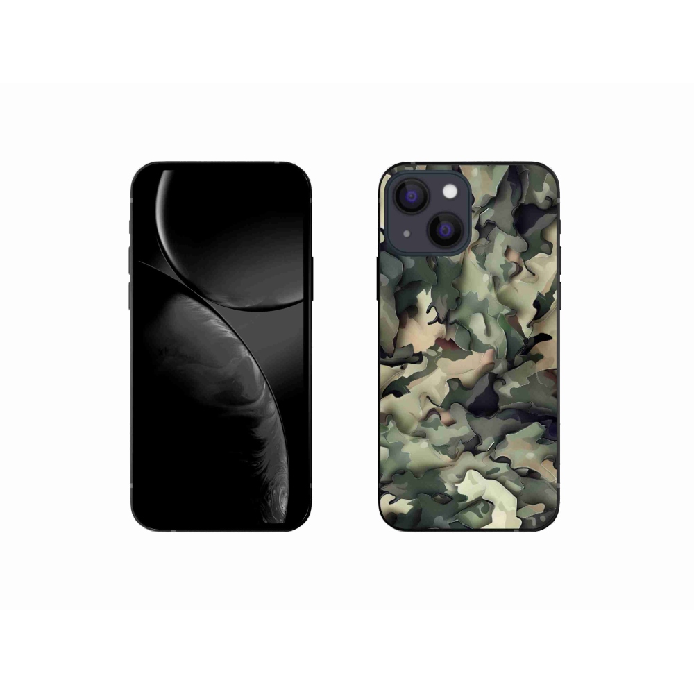 Zselés borítás mmCase iPhone 13 mini 5.4 készülékhez - terepszínű minta 9
