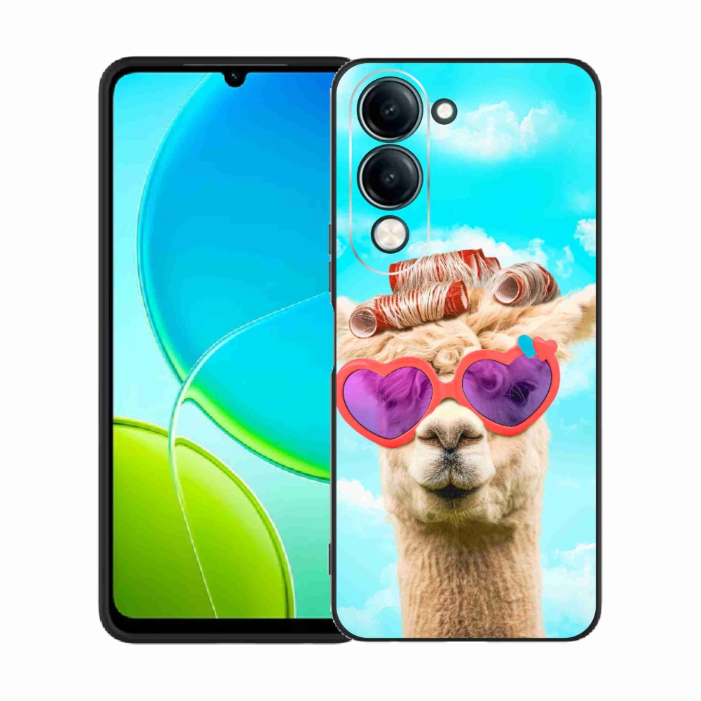 Zselés borítás mmCase a Vivo Y29s 5G-hez - szemüveges láma