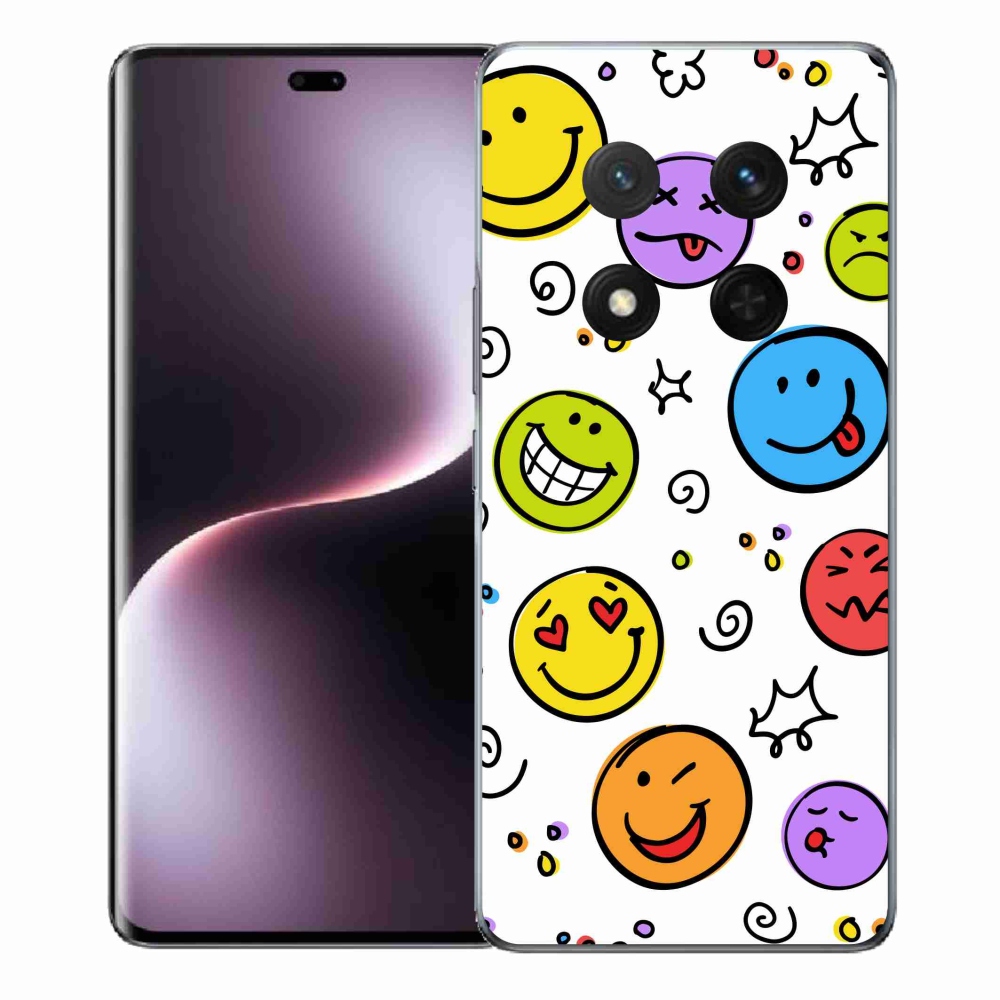 Gél borítás mmCase a Honor Magic 7 Lite 5G számára - smiley-k