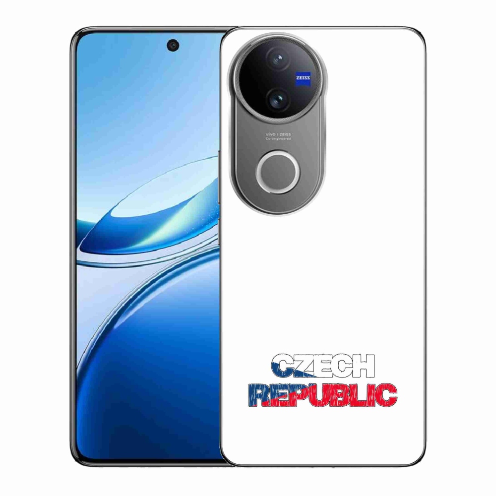 Gél borító mmCase a Vivo V50 5G készülékhez - Csehország fehér háttér