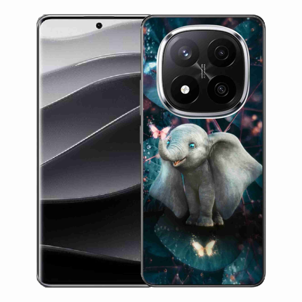 Gél borítás mmCase a Xiaomi Redmi Note 14 Pro+ 5G számára - aranyos elefánt