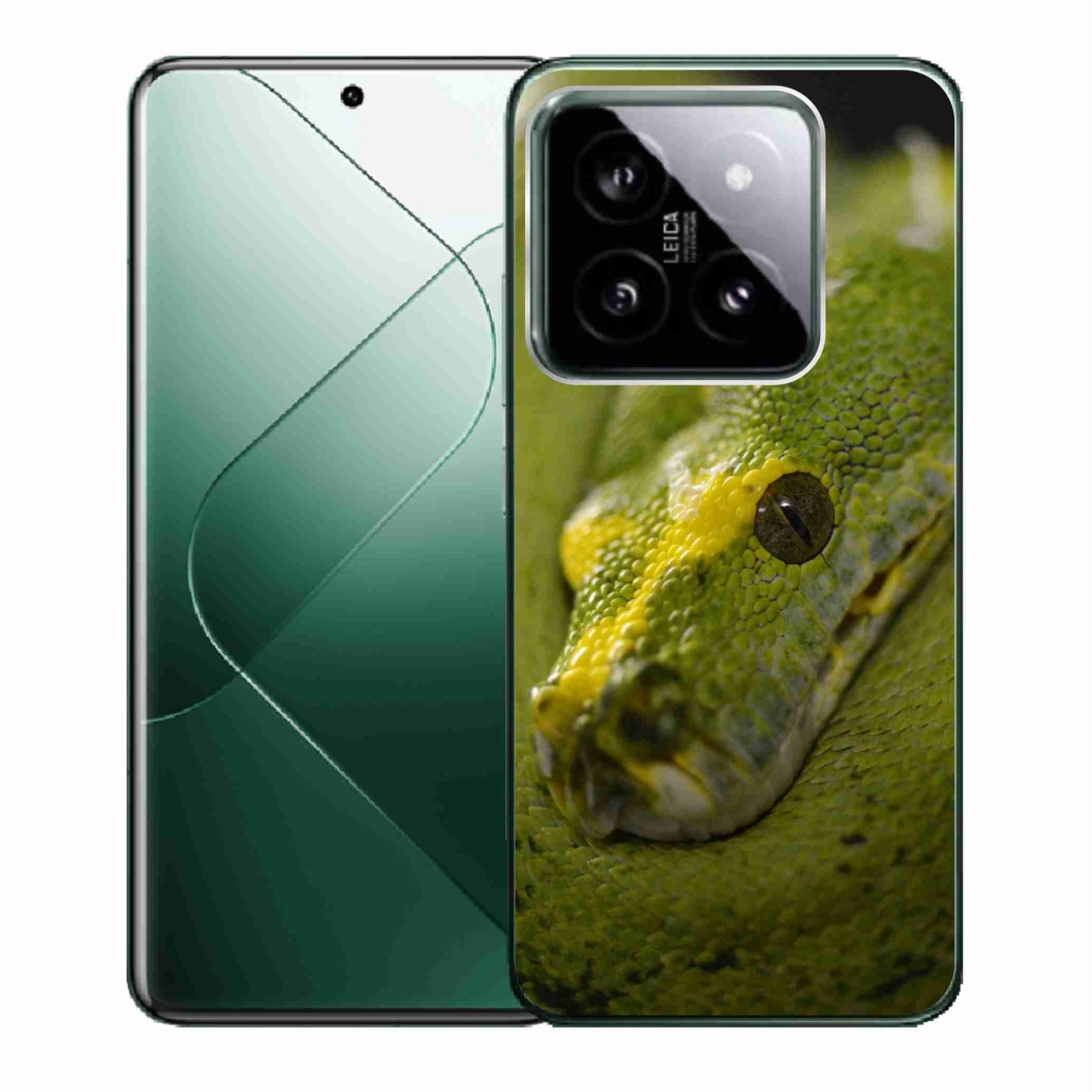 Gél borítás mmCase a Xiaomi 14 - kígyó 2 számára