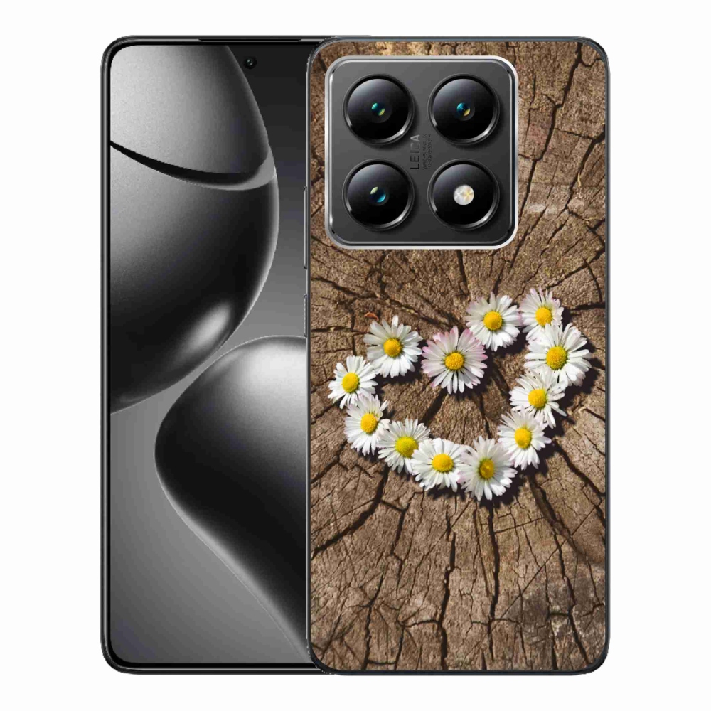 Gél borítás mmCase a Xiaomi 14T-hez - százszorszépek szíve
