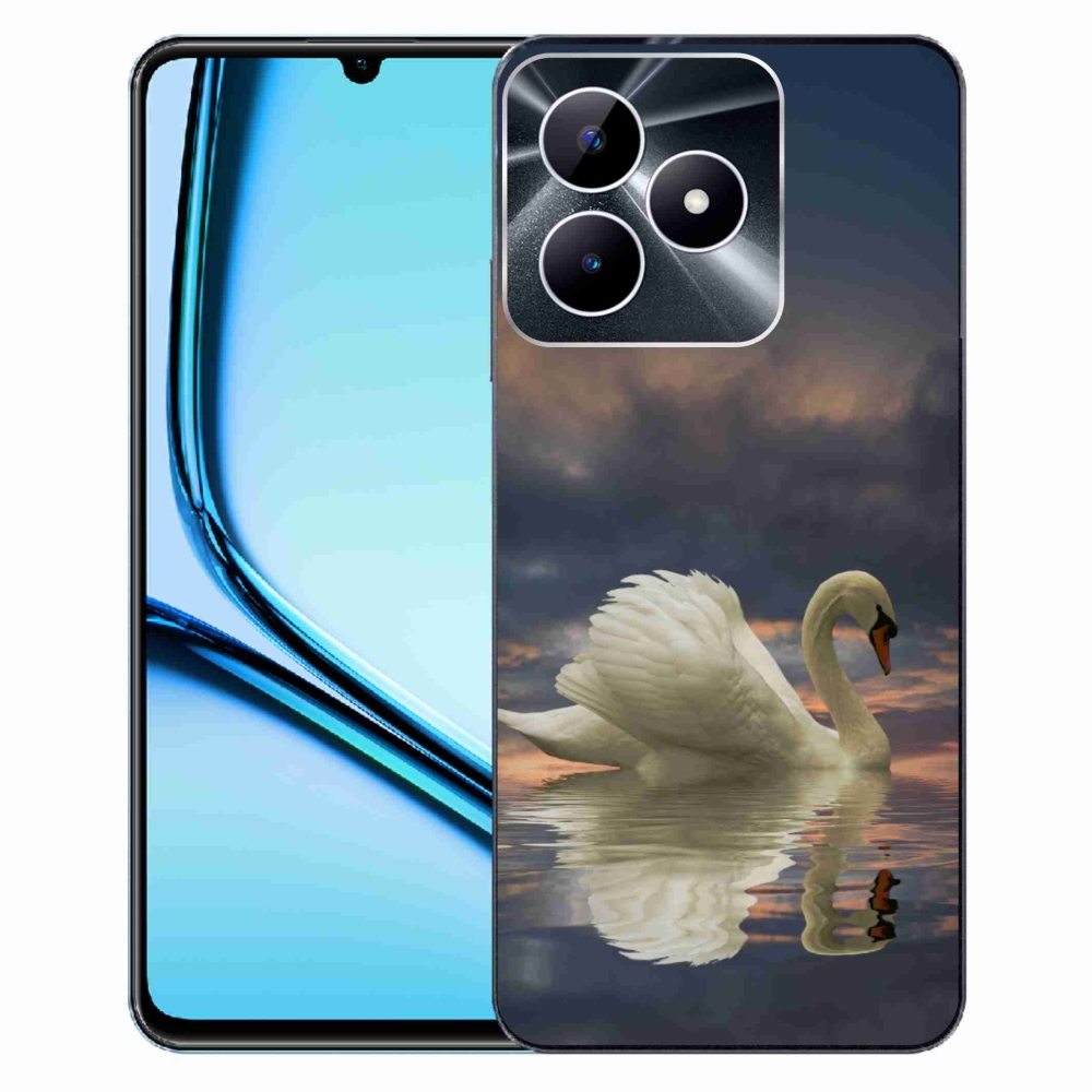 Zselés borító mmCase a Realme Note 50 készülékhez - hattyú