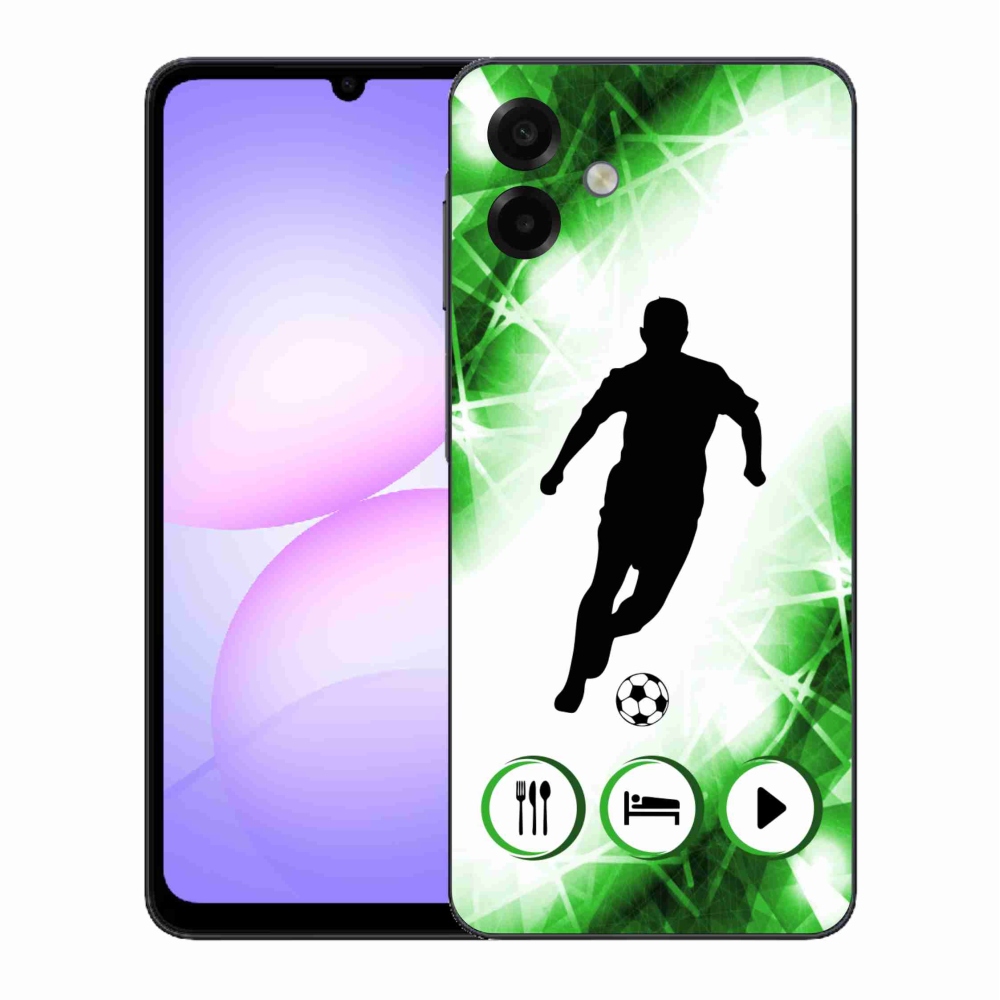 Zselés borítás mmCase Samsung Galaxy A07 4G - focista számára