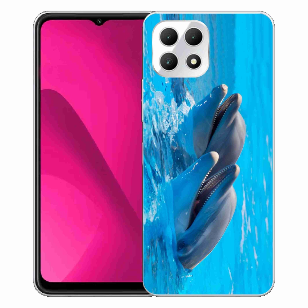 Zselés borítás mmCase a T-Mobile T Phone 2 készülékhez - delfinek