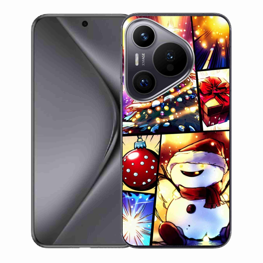 Gél borító mmCase a Huawei Pura 70 készülékhez - karácsonyi motívumok 1