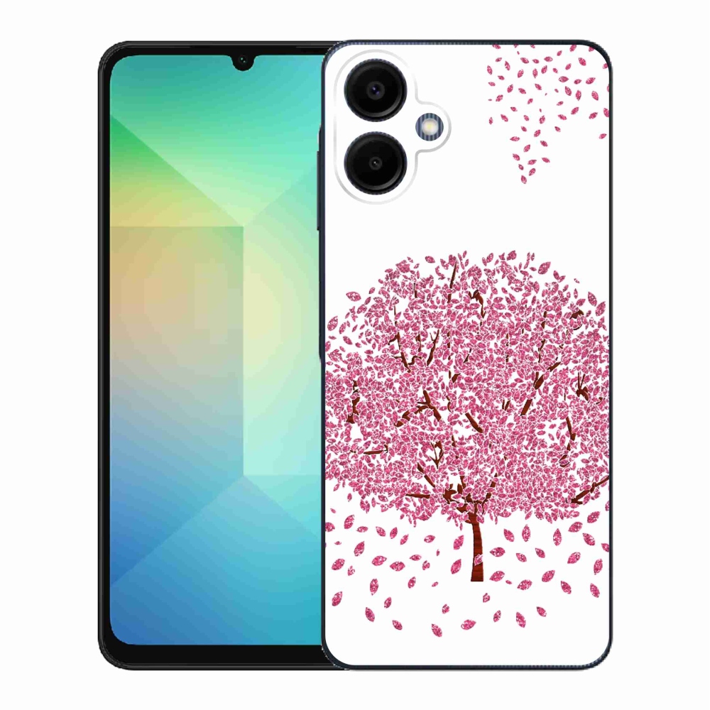 Gél borítás mmCase Samsung Galaxy A06 4G - rajzfilmfa levelekkel