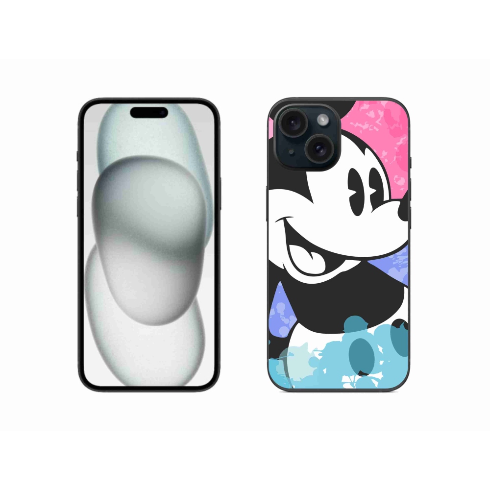 Zselés borítás mmCase iPhone 15 készülékhez - mickey egér