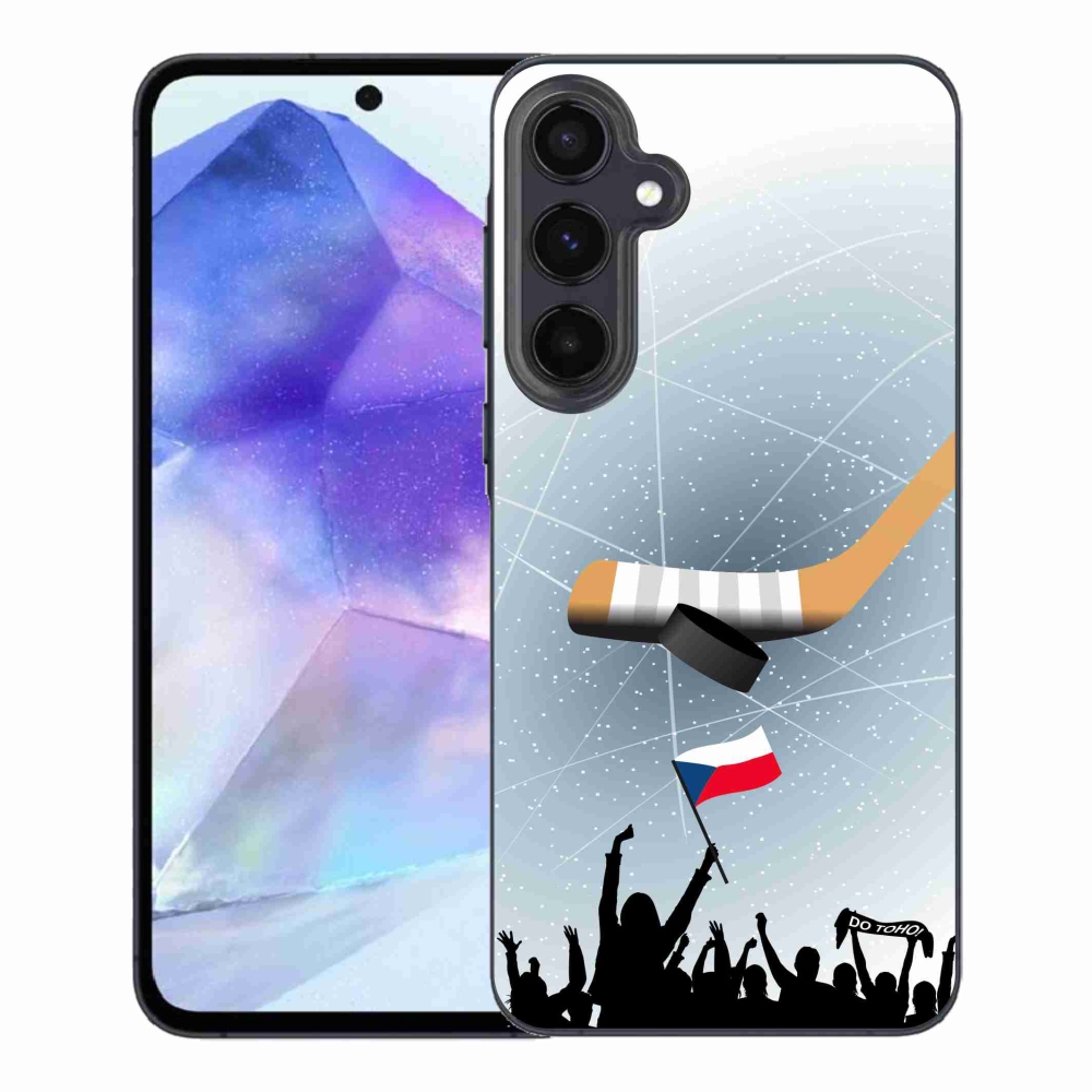 Gél borítás mmCase Samsung Galaxy A55 5G - jégkorong rajongóknak