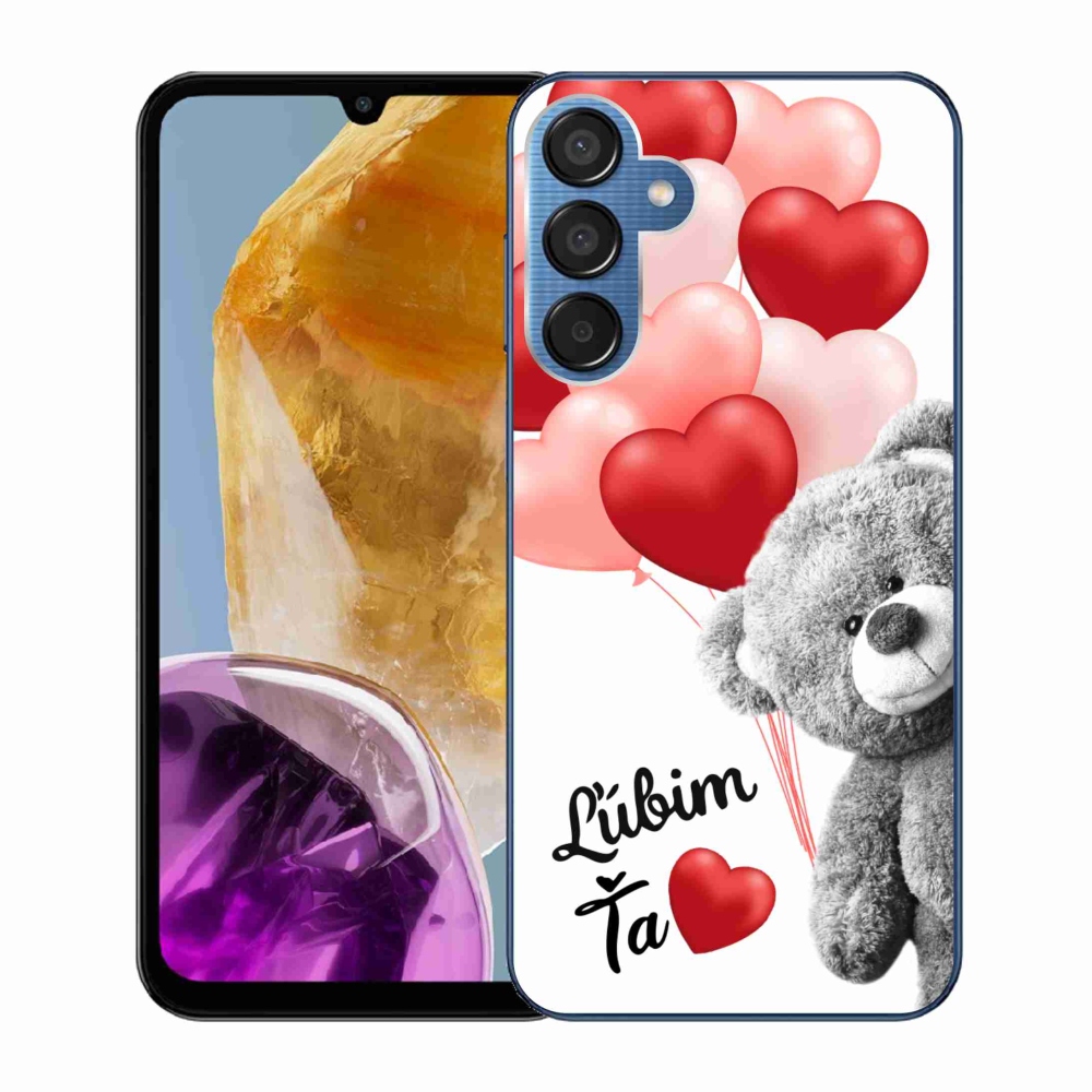 Gél tok mmCase a Samsung Galaxy M15 5G készülékhez - I love you en