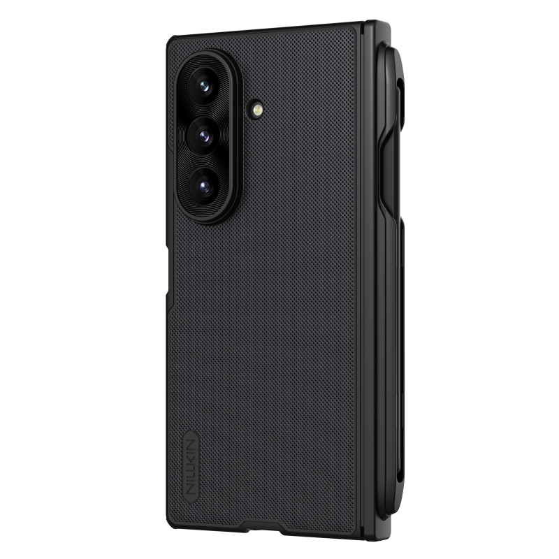 Nillkin Super Frosted FOLD mágneses tolltartóval ellátott hátsó tok a Samsung Galaxy Z Fold 8-hoz, Ultra Black