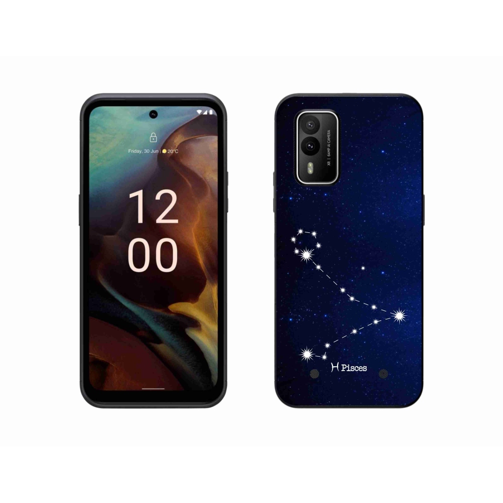 Zselés borítás mmCase a Nokia XR21 készülékhez - csillagkép Halak