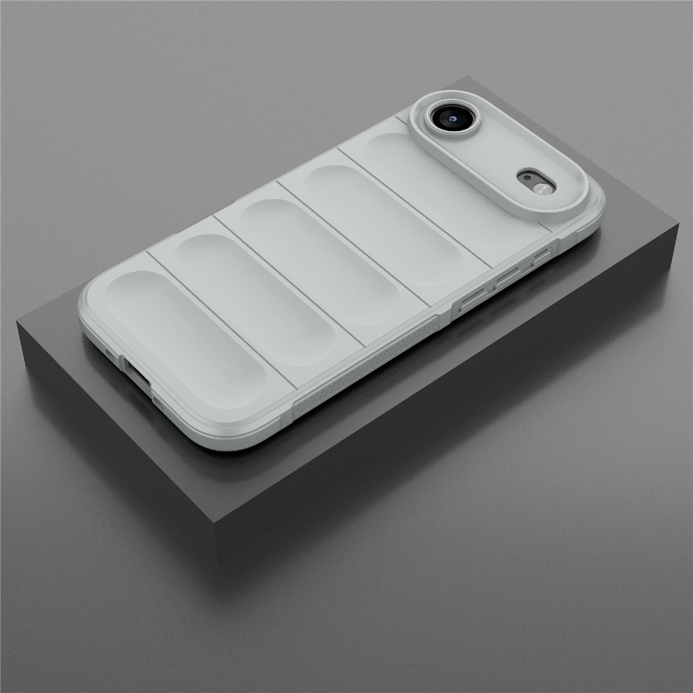 Rugg tartós zselés tok iPhone 17 Air készülékhez - világosszürke