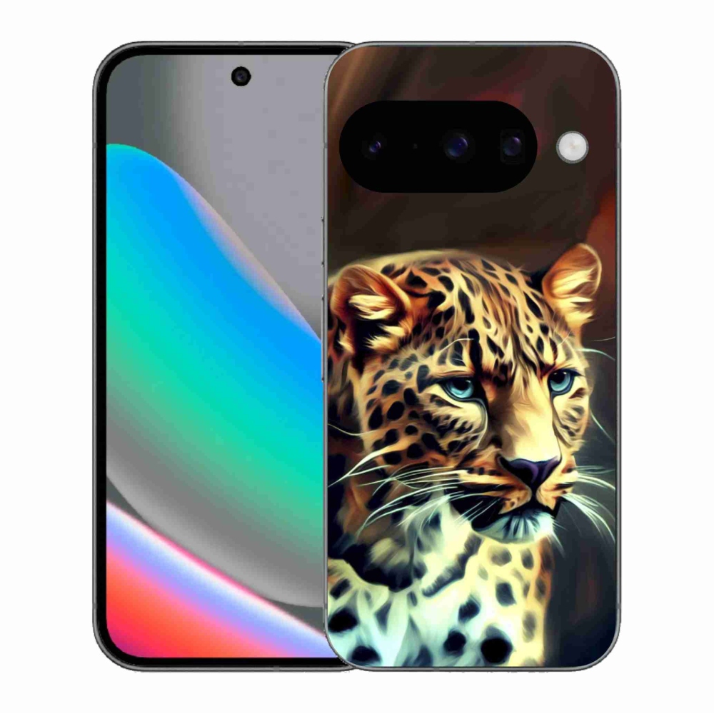 Zselés borítás mmCase a Google Pixel 10 készülékhez - leopárd